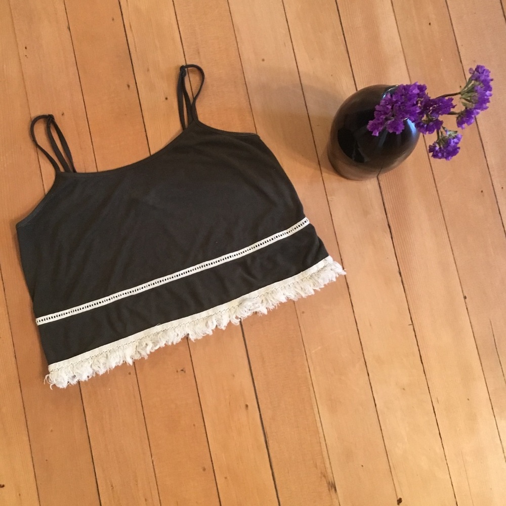 Charlotte Russe Spaghetti Strap Crop Top